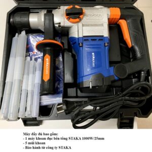Máy Khoan Đục 1000W/25mm STAKA MAX (1C/H, 4C/T)- KA-2763 - Ảnh 5