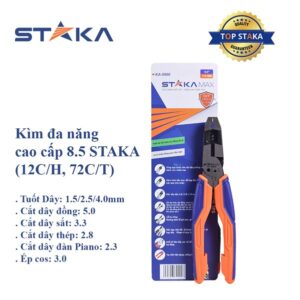Kìm đa năng cao cấp 8.5 STAKA MAX (12C/H, 72C/T) NEW- KA-0900