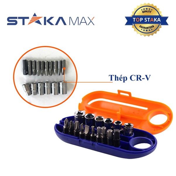 Bộ Tua Vít 17 Chi Tiết STAKA MAX (8C/H,48C/T)- KA-1050 - Ảnh 8