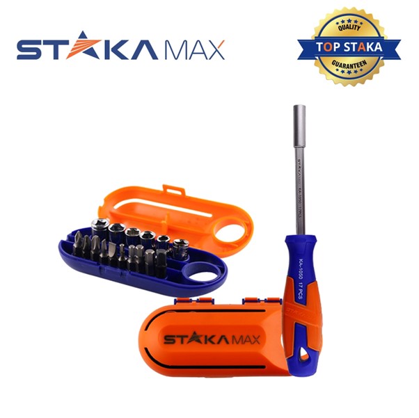 Bộ Tua Vít 17 Chi Tiết STAKA (8C/H, 48C/T) - N1 | Đa năng, bền bỉ và tiện lợi cho mọi nhu cầu sửa chữa