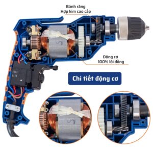 Máy Khoan Điện Đầu 10mm 450W STAKA MAX (1C/H,10C/T)- KA-2760 - Hiệu suất vượt trội - Ảnh 3