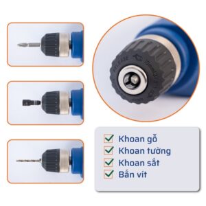 Máy Khoan Điện Đầu 10mm 450W STAKA MAX (1C/H,10C/T)- KA-2760 - Hiệu suất vượt trội - Ảnh 4