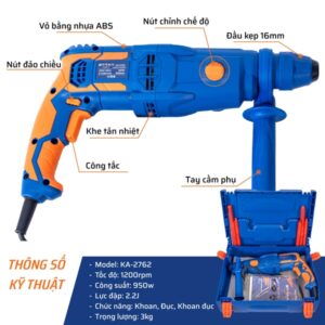 Máy Khoan Bê Tông 3 Chức Năng 2-26 STAKA – Lựa Chọn Hoàn Hảo Cho Mọi Công Trình - Ảnh 5