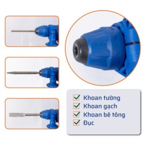 Máy Khoan Bê Tông 3 Chức Năng 2-26 STAKA – Lựa Chọn Hoàn Hảo Cho Mọi Công Trình - Ảnh 3