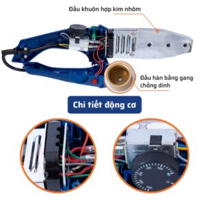 Máy Hàn Ống Nhiệt 20-32mm Chỉnh Nhiệt STAKA - Cao cấp, Chính Hãng - Ảnh 3