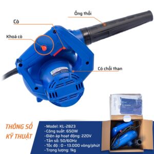 Máy Thổi Bụi 650W STAKA MAX (1C/H,8C/T)- KA-2823 - Ảnh 8
