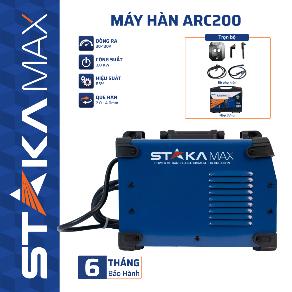 Máy Hàn ARC200 STAKA MAX