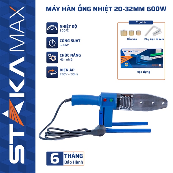 Máy Hàn Ống Nhiệt 20-32mm 600W STAKA
