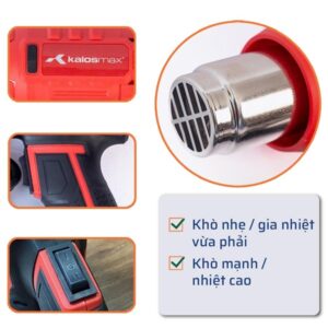 Máy Khò Nóng KALOS MAX – Công Suất 2000W, Động Cơ Lõi Đồng 100% - Ảnh 3