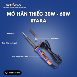 Mỏ hàn thiếc 2 nấc nhiệt 30W-60W STAKA MAX (10C/H, 80C/T) NEW- KA-1321 - Ảnh 5