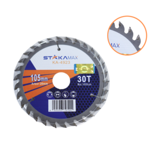 Lưỡi Cắt Gỗ 105x30T 1 Mặt STAKA MAX (10C/H, 200C/T)- KA-4790
