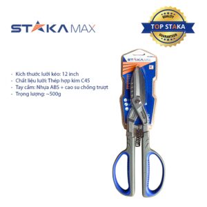 Kéo Cắt Tôn Cao Cấp 12 STAKA MAX (6C/H,24C/T)- KA-0064