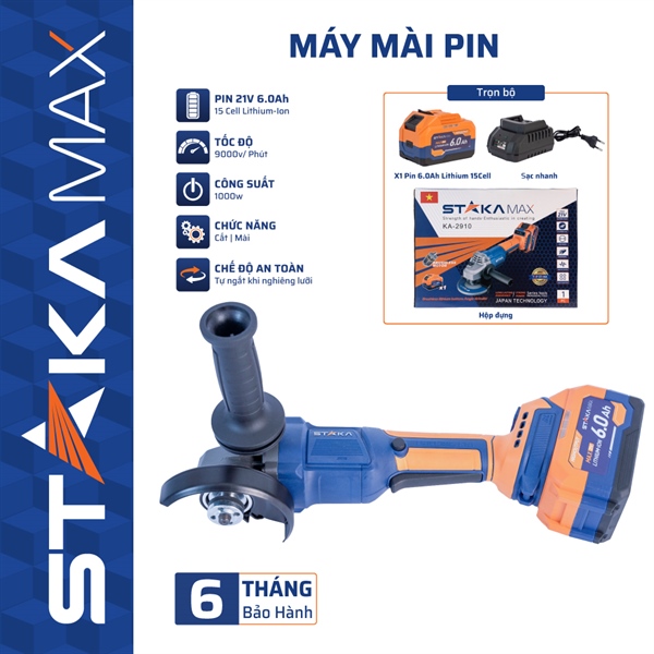 Máy Mài Pin STAKA (1 Pin 15cell)