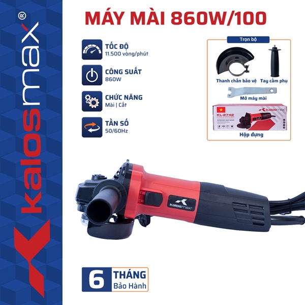 Máy Mài 860W/100 Kalos Max