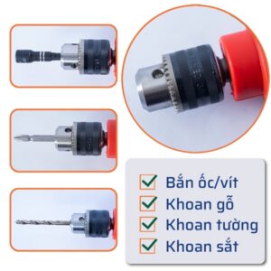 Máy Khoan Điện Đầu 10mm - 400W KALOS MAX - Bền Bỉ, Giá Tốt - Ảnh 4