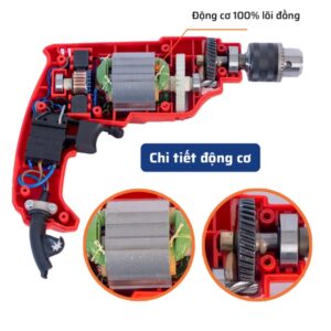 Máy Khoan Điện Đầu 10mm - 400W KALOS MAX - Bền Bỉ, Giá Tốt - Ảnh 3