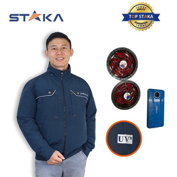 Áo Điều Hòa Chống Tia UV Size L STAKA MAX (1C/H,1C/T)- KCK - KA-6155 - Ảnh 4