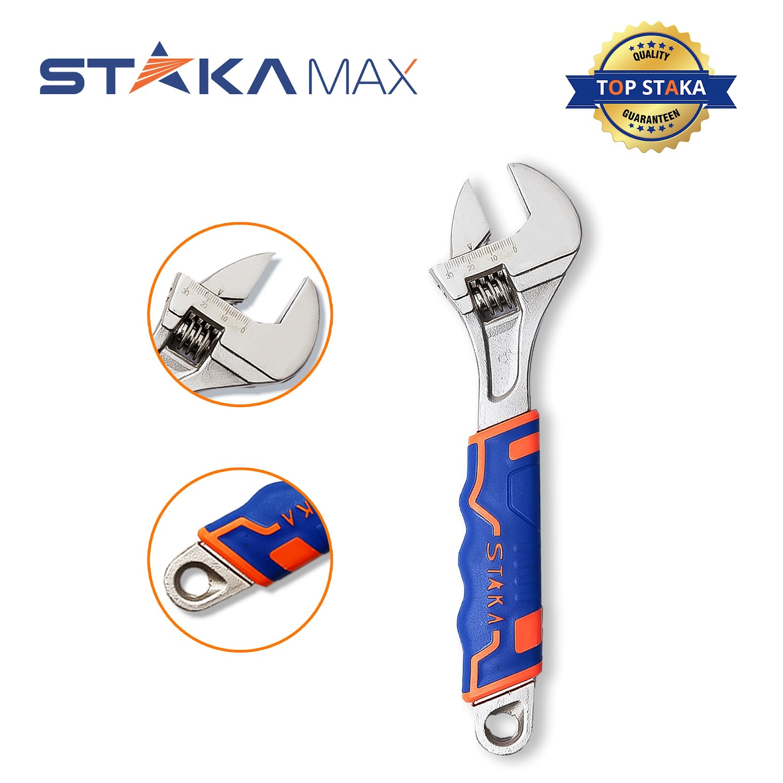 Mỏ Lết Tay Bọc 8" STAKA MAX (6C/H, 60C/T)- KA-2591 - Ảnh 4