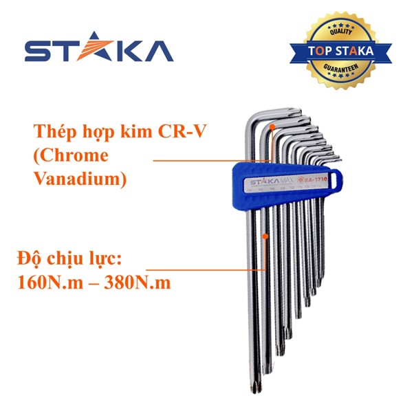 Bộ Hoa Thị Dài Trắng Cao Cấp STAKA MAX (10C/H,60C/T)- KA-1710 - Ảnh 7