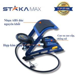 Bơm Đạp 2 Ống STAKA MAX (1C/H,10C/T)- KA-6512 - Ảnh 5