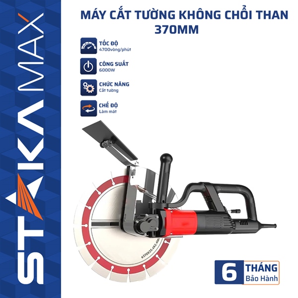Máy Cắt Tường 6000W-370mm Không Chổi Than STAKA MAX