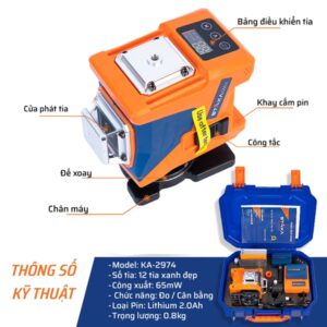 Máy Laser 12 Tia STAKA (Không kèm chân) (1C/H,10C/T)-M1 Độ Chính Xác Cao, Giá Tốt - Ảnh 3