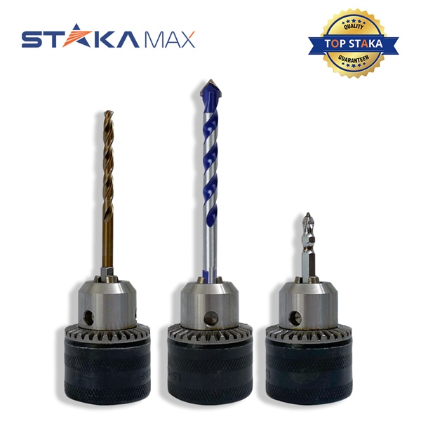Bầu khoan sắt 13mm 3 chi tiết STAKA MAX (6C/H, 60C/T)- KA-6662 - Ảnh 3