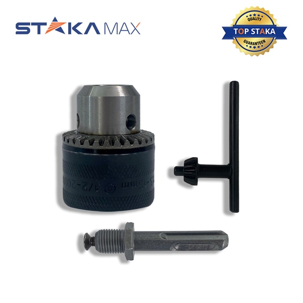 Bầu khoan sắt 13mm 3 chi tiết STAKA MAX (6C/H, 60C/T)- KA-6662 - Ảnh 2