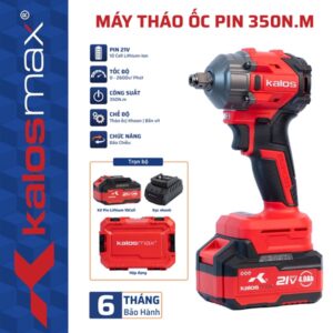 Máy Tháo Ốc Pin 350N.m Kalos Max