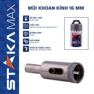 Mũi Khoan Kính 16 mm STAKA MAX (150C/H,1200C/T)- KA-5375