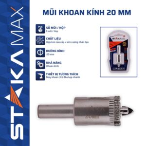 Mũi Khoan Kính 20 mm STAKA MAX (24C/H,192C/T)- KA-5377