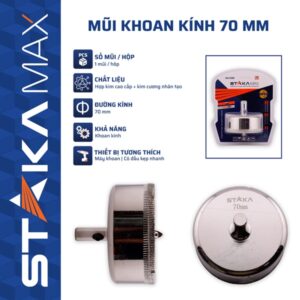 Mũi Khoan Kính 70 mm STAKA MAX (6C/H,48C/T)- KA-5390