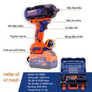 Alternative view of Máy Tháo Ốc Pin 1300N.m STAKA MAX  (Không Kèm Pin)| Lực Khủng, Chính Hãng