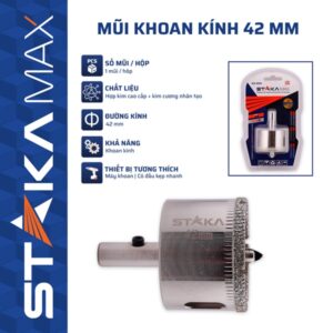 Mũi Khoan Kính 42 mm STAKA MAX (12C/H,96C/T)- KA-5383