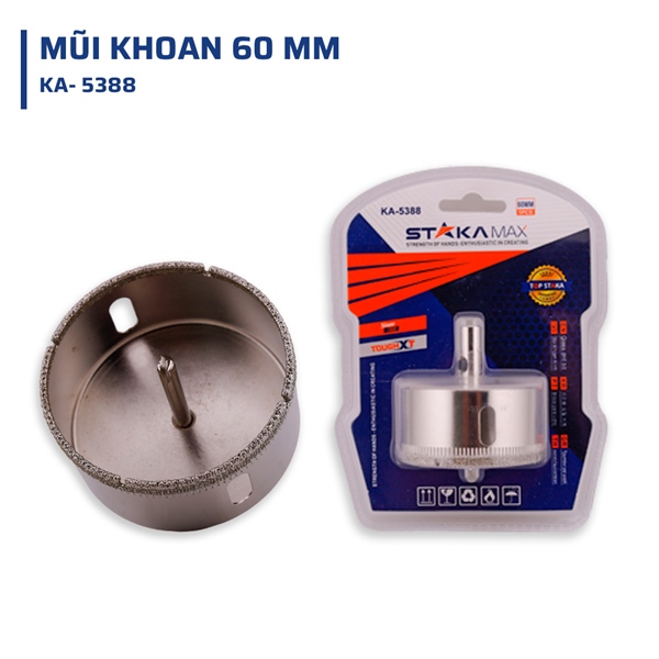 Mũi Khoan Kính 60 mm STAKA MAX (8C/H,64C/T)- KA-5388 - Ảnh 4