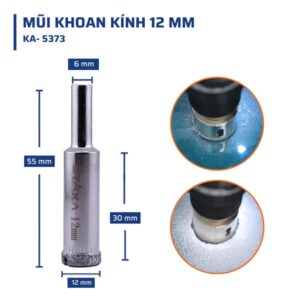 Alternative view of Mũi Khoan Kính 12 mm STAKA MAX (240C/H,1920C/T)- KA-5373