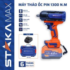 Máy Tháo Ốc Pin 1300N.m STAKA MAX