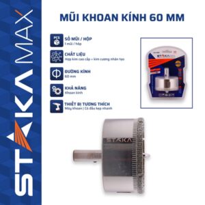 Mũi Khoan Kính 60 mm STAKA MAX (8C/H,64C/T)- KA-5388