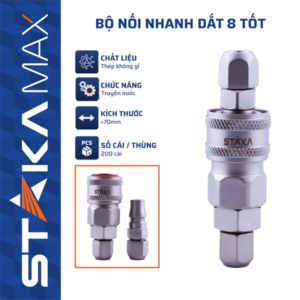 Bộ Nối Nhanh Dắt 8 Tốt STAKA MAX (200C/T) - KA-3300