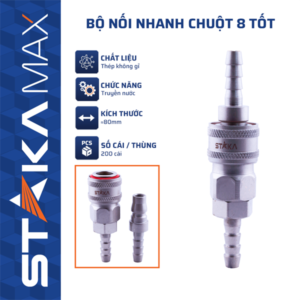 Bộ Nối Nhanh Chuột 8 Tốt STAKA MAX (200C/T) - KA-3301