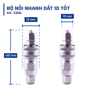 Bộ Nối Nhanh Dắt 10 Tốt STAKA MAX (200C/T) - KA-3306 - Ảnh 3
