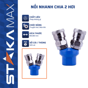 Nối Nhanh Chia 2 Hơi STAKA MAX (120C/T) - KA-3312