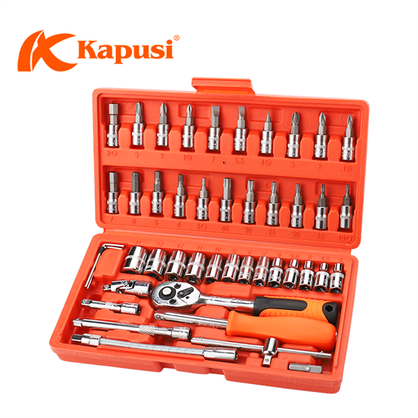 Khẩu bộ 1/4 46 chi tiết KAPUSI - K-9819