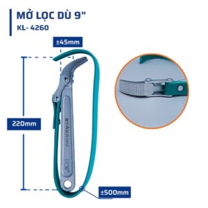 Alternative view of Mở lọc dù 9" STAKA MAX New (50C/T)