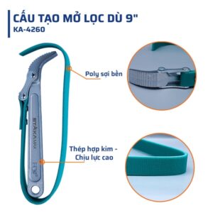 Mở lọc dù 9" STAKA MAX New (50C/T) - Ảnh 3