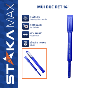 Mũi Đục Dẹt 14' STAKA MAX (50C/T)
