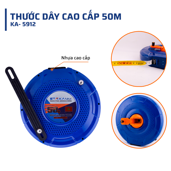Thước Dây Cao Cấp 50m STAKA MAX (40C/T) - Ảnh 2