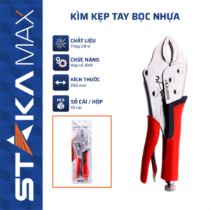 Kìm chết tay bọc nhựa KALOS MAX (10C/H, 60C/T)