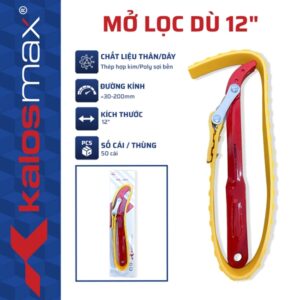 Mở lọc dù 12" Kalos Max (50C/T)