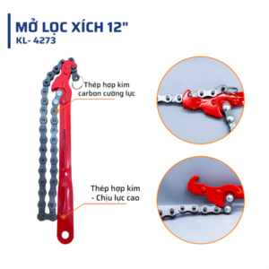Mở lọc xích 12" Kalos Max (50C/T) - Ảnh 3